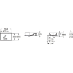 Roca A32768C000 ONA 檯上洗手盆